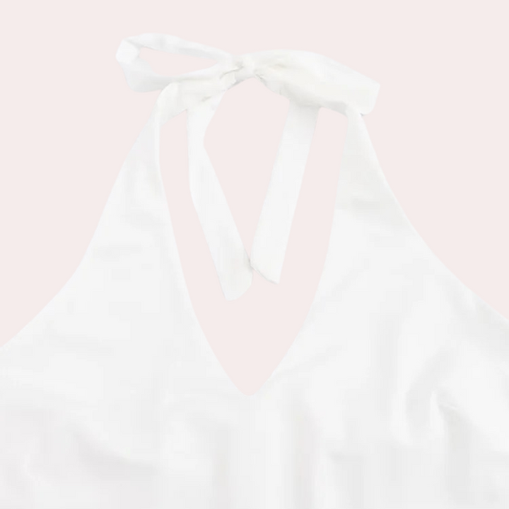 Mani - Robe estivale élégante à col V et dos nu