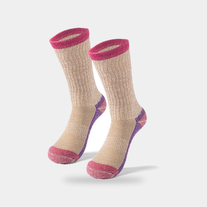 Chaussettes de Randonnée Homme Laine Mérinos Rembourrées