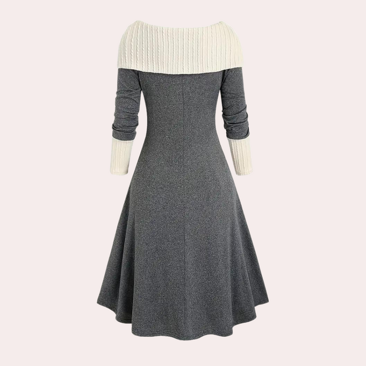 Seraphine - Robe à lacets color block pour femmes
