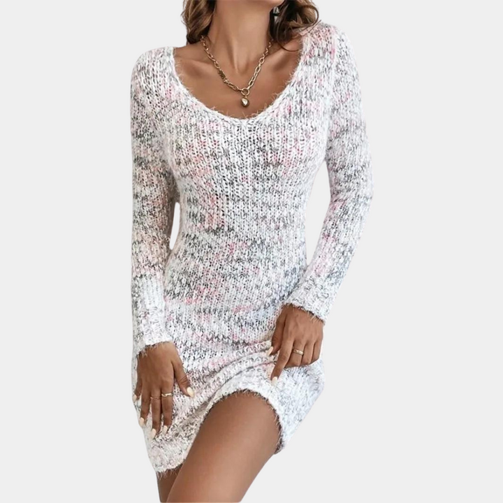 Zella - Robe Bodycon en Maille pour Femmes