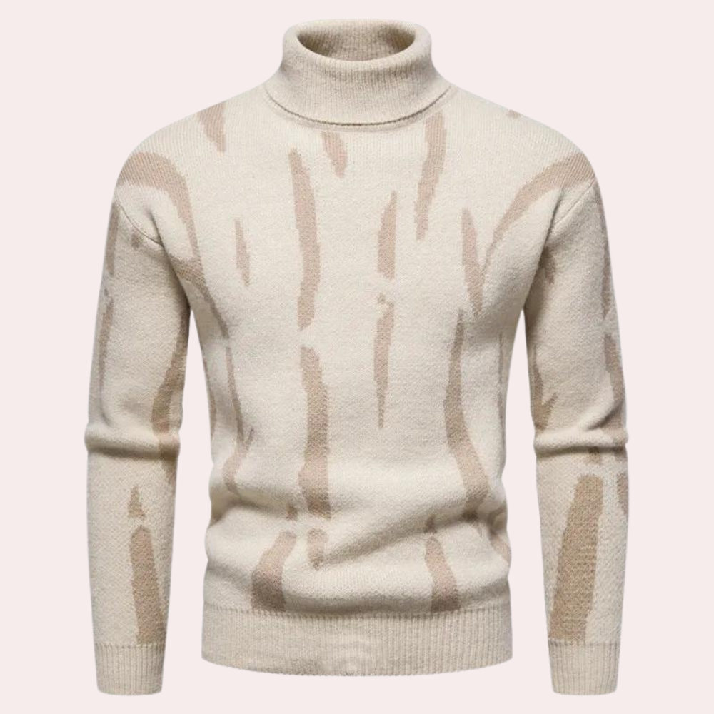Kostas - Pull à Col Roulé Tendance pour Hommes