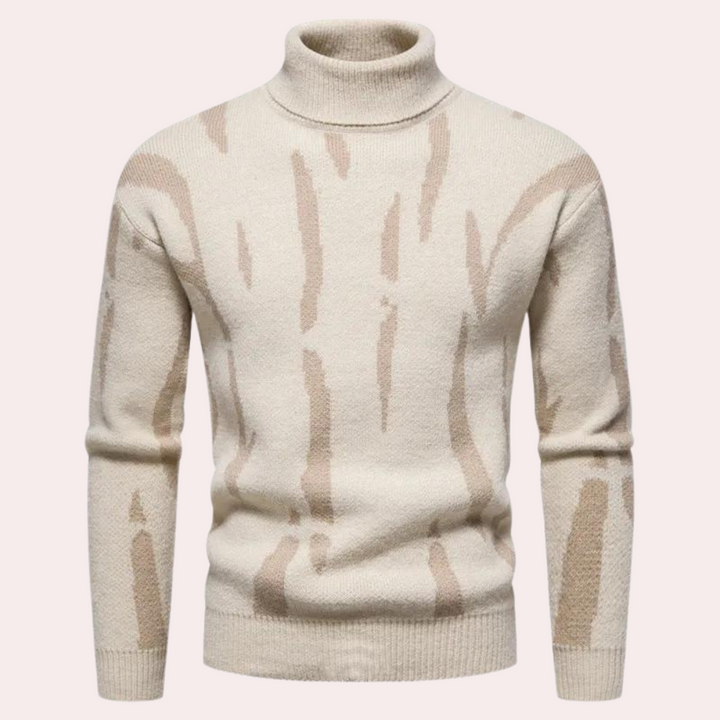 Kostas - Pull à Col Roulé Tendance pour Hommes