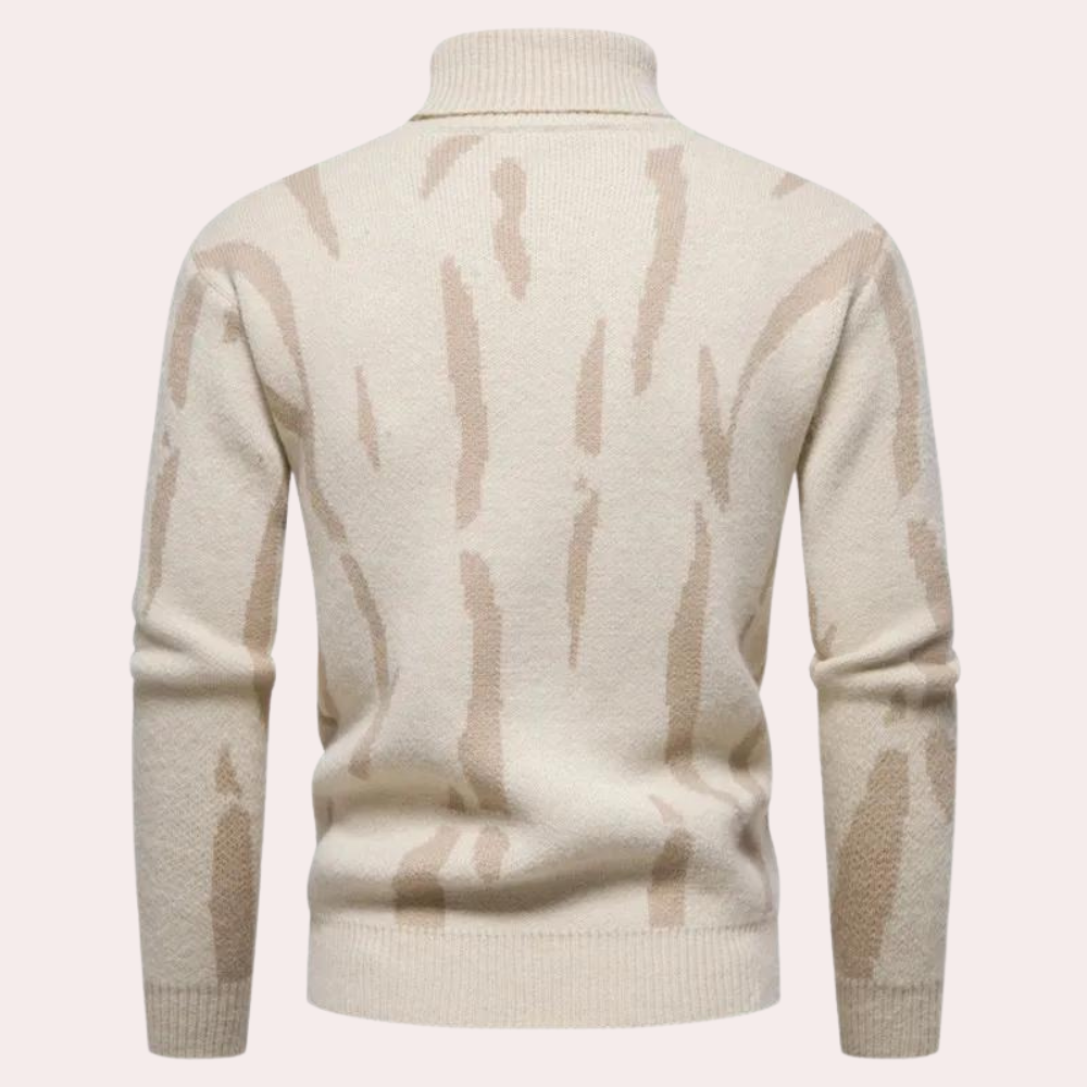 Kostas - Pull à Col Roulé Tendance pour Hommes