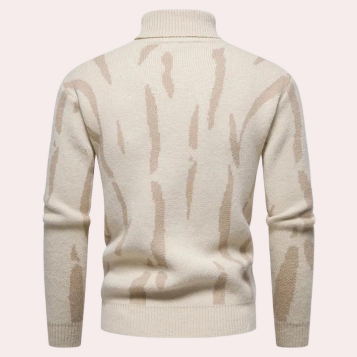 Kostas - Pull à Col Roulé Tendance pour Hommes