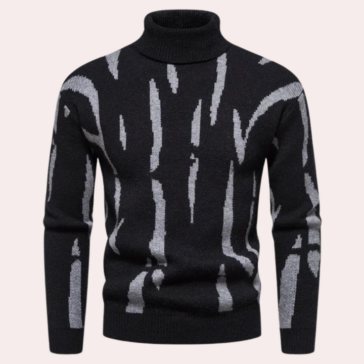 Kostas - Pull à Col Roulé Tendance pour Hommes