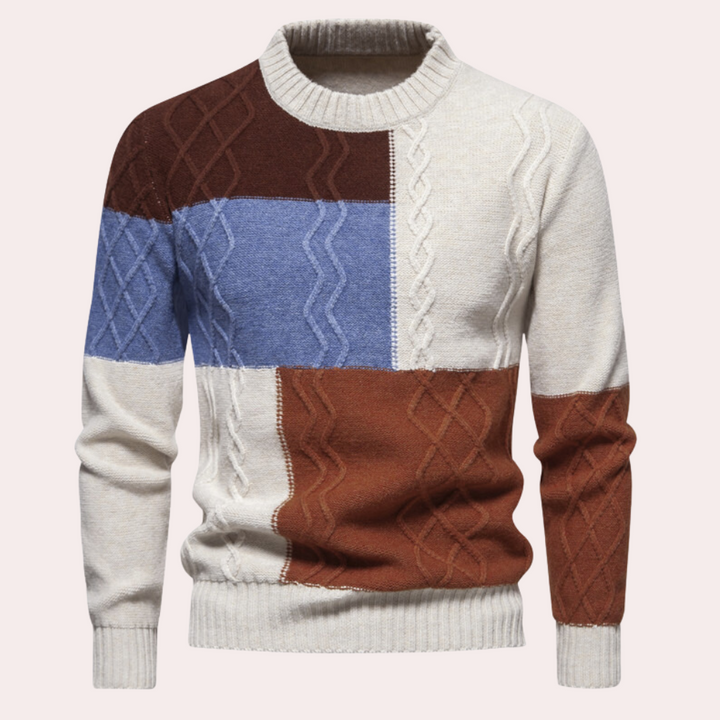 Boian - Sweater Élegant en Tricot pour Hommes