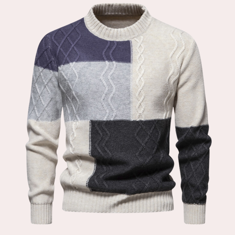 Boian - Sweater Élegant en Tricot pour Hommes