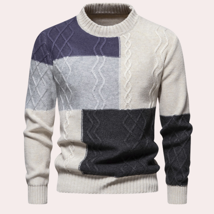 Boian - Sweater Élegant en Tricot pour Hommes