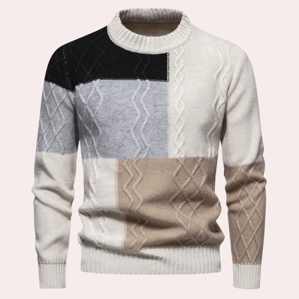 Boian - Sweater Élegant en Tricot pour Hommes