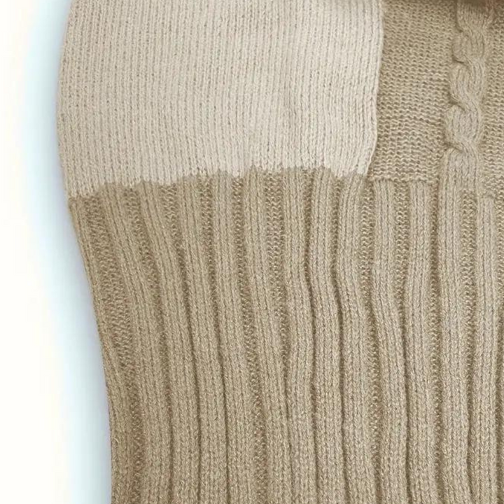 Rhianna - Pull élégant en tricot à col en V pour femmes
