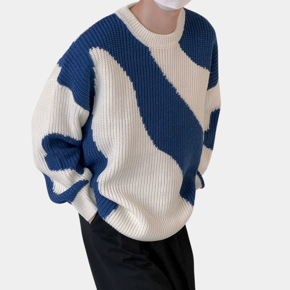 Pavlos - Pull Tricoté pour Hommes