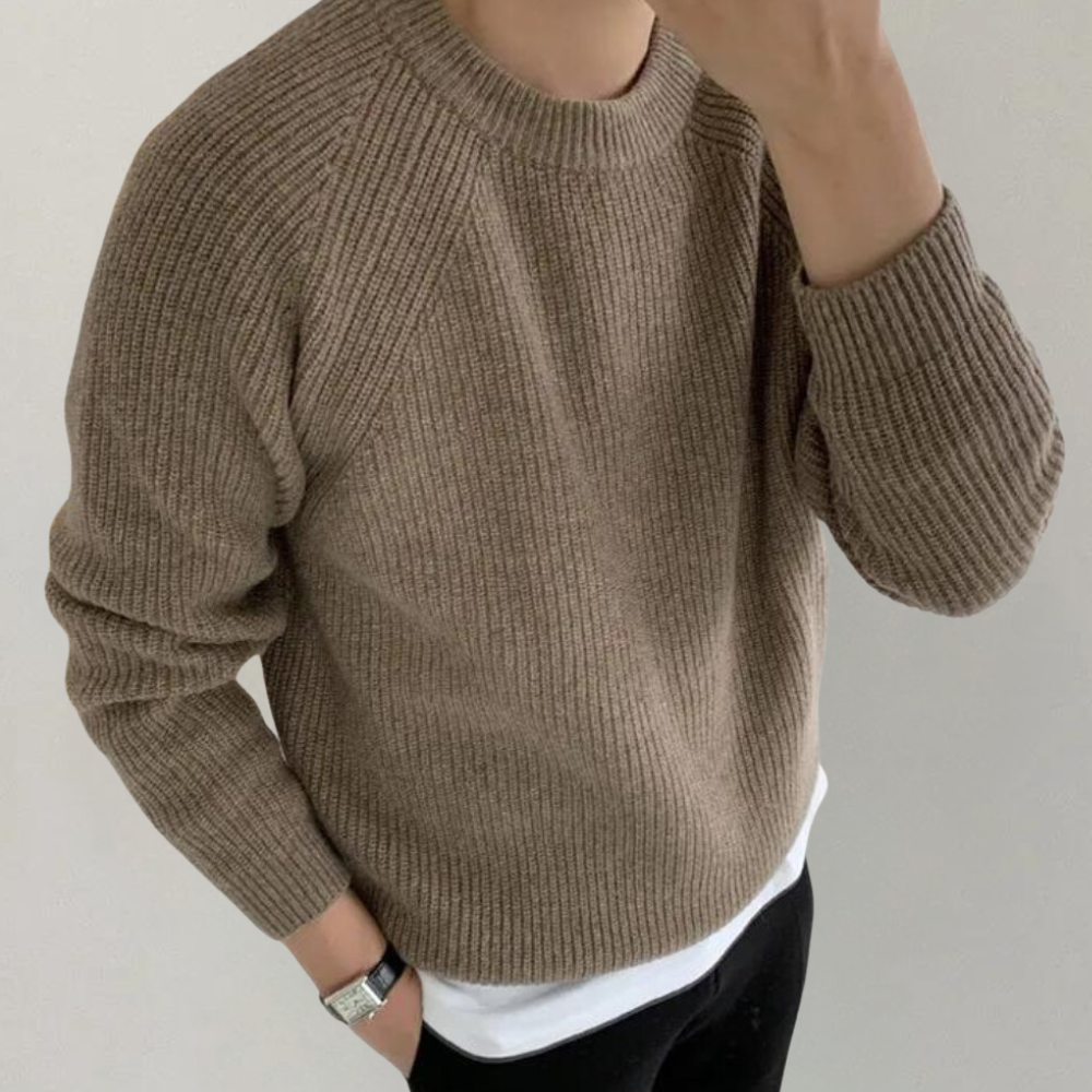 Audrick - Pull Tricoté Confort pour Hommes
