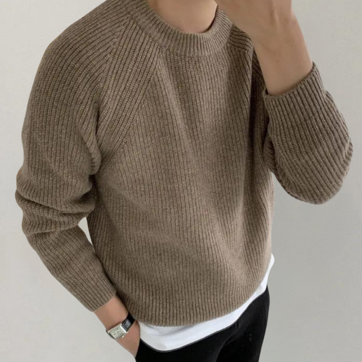 Audrick - Pull Tricoté Confort pour Hommes