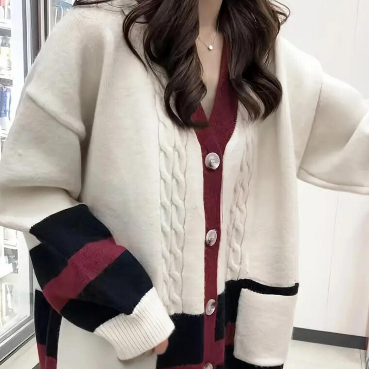 Juliana - Cardigan Stylé avec Boutons pour Femmes