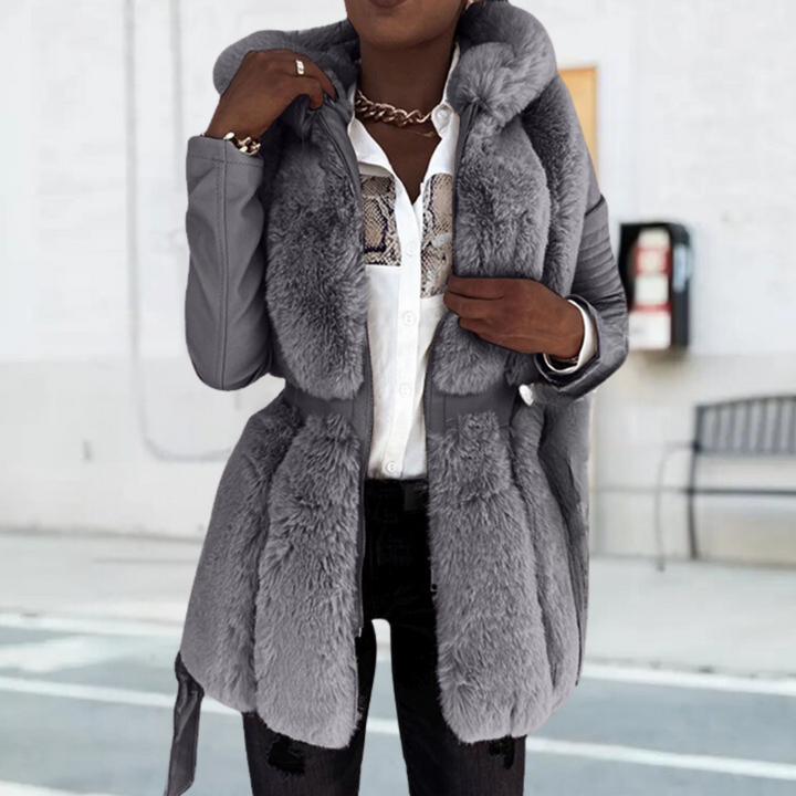 Alissa - Élégant manteau à capuche pour femmes