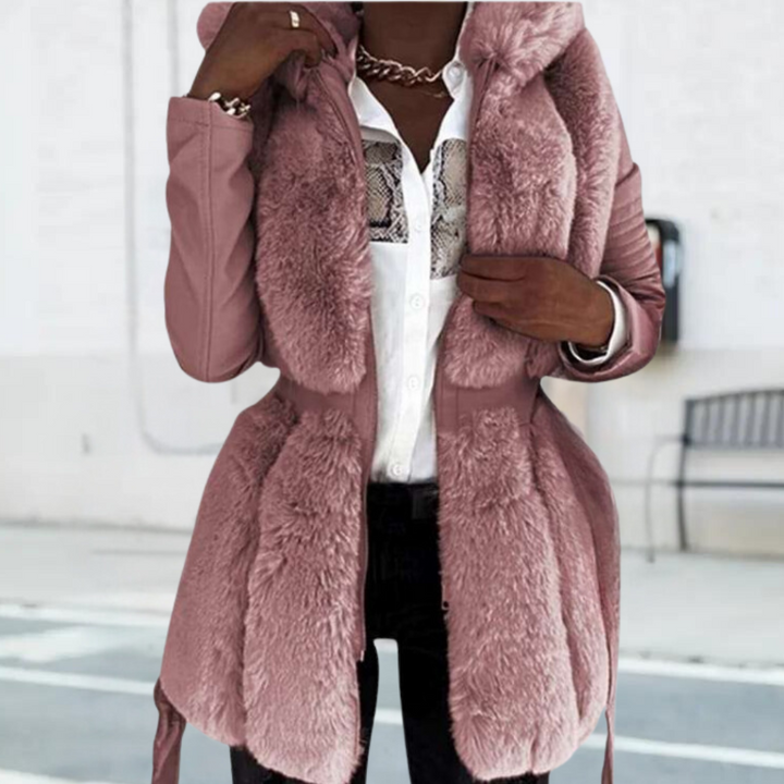 Alissa - Élégant manteau à capuche pour femmes