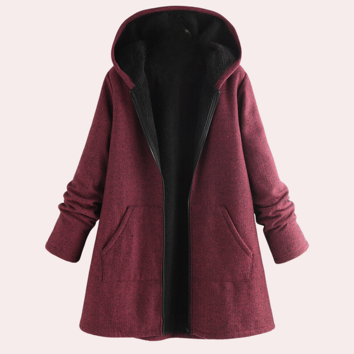 Ajla - Veste confortable avec capuche pour femme