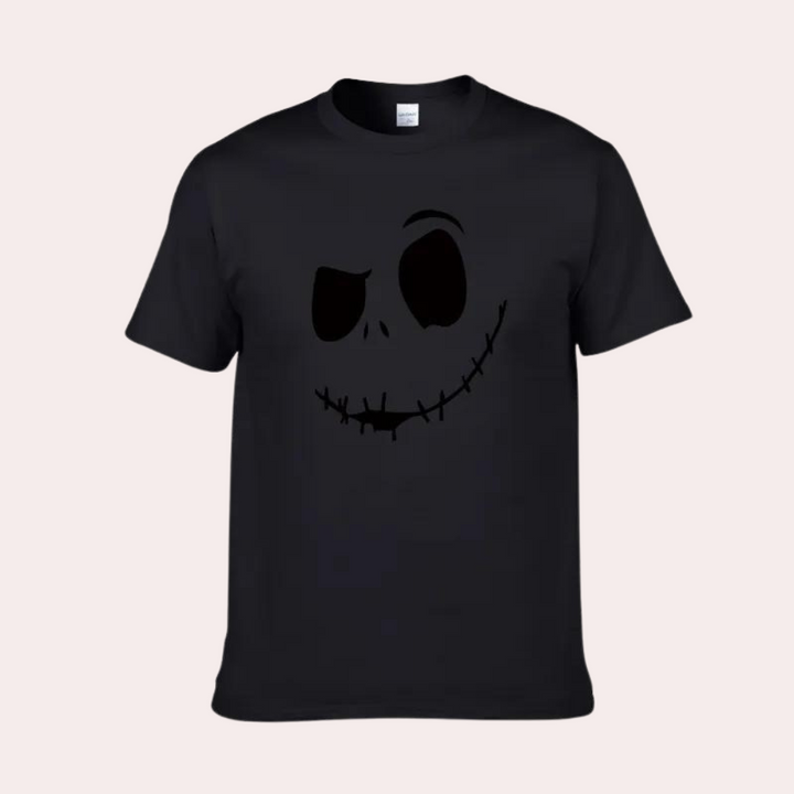 Ben - Chemise Skellington Citrouille Festive pour Homme