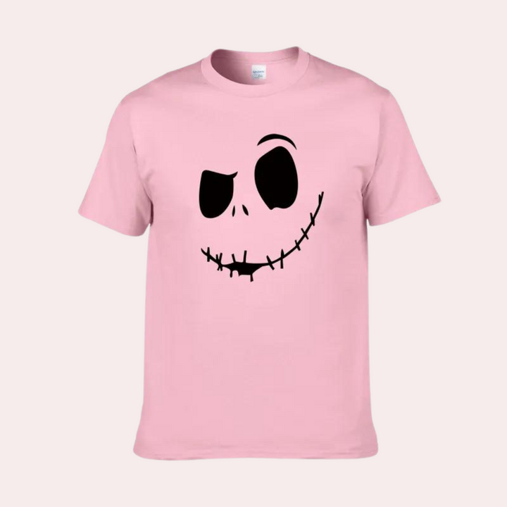Ben - Chemise Skellington Citrouille Festive pour Homme
