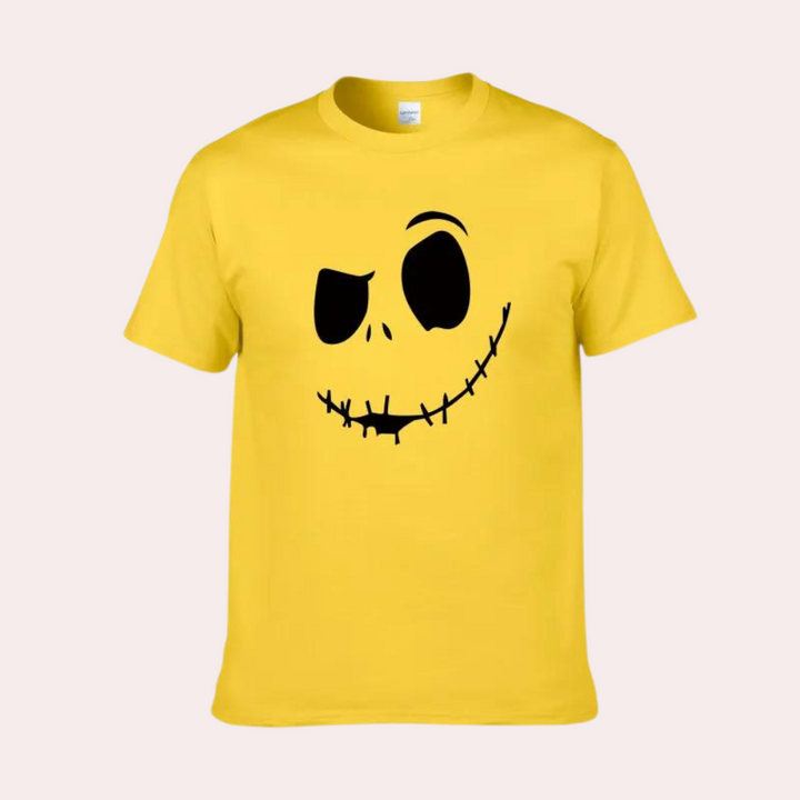 Ben - Chemise Skellington Citrouille Festive pour Homme
