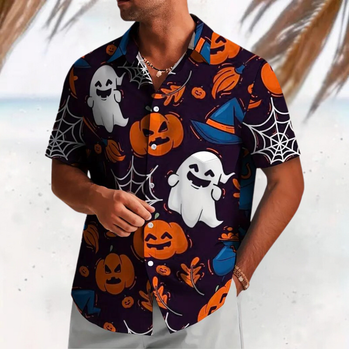 Nandor - Chemise Halloween Ludique pour Hommes