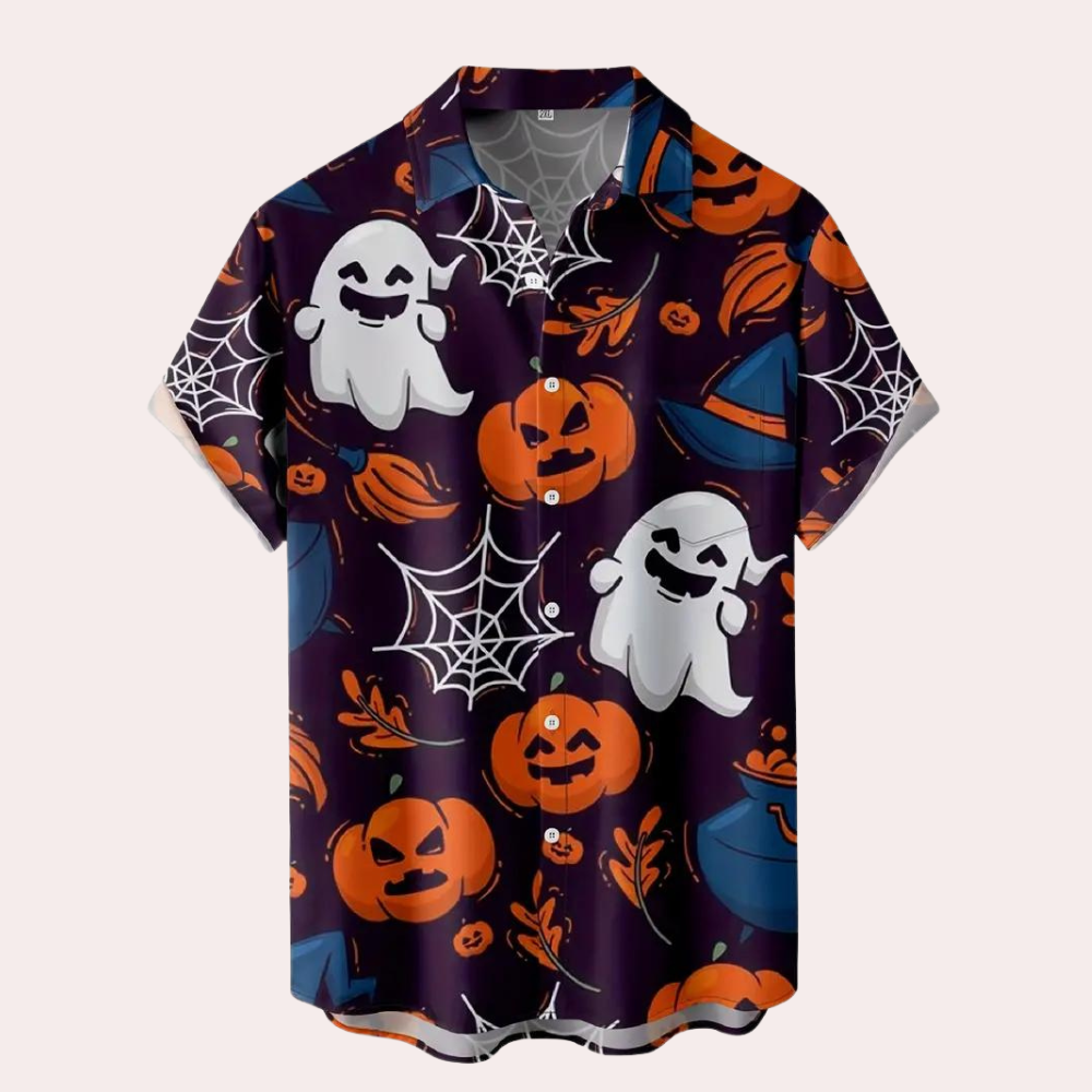 Nandor - Chemise Halloween Ludique pour Hommes