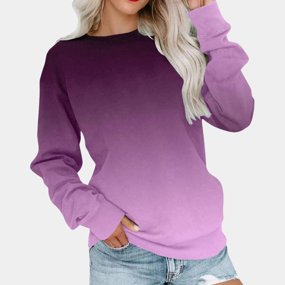 Ivet - Sweat-shirt dégradé élégant pour femmes