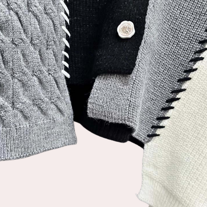 OPALINE - Elégant Pull Rayé pour Femmes