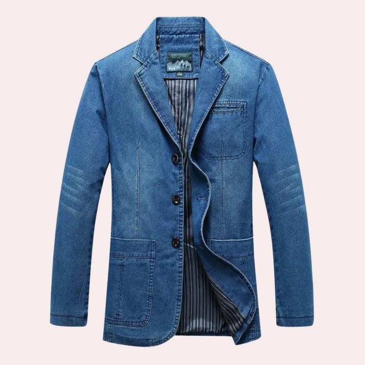 LOGAN - Veste en Jean Décontractée pour Hommes