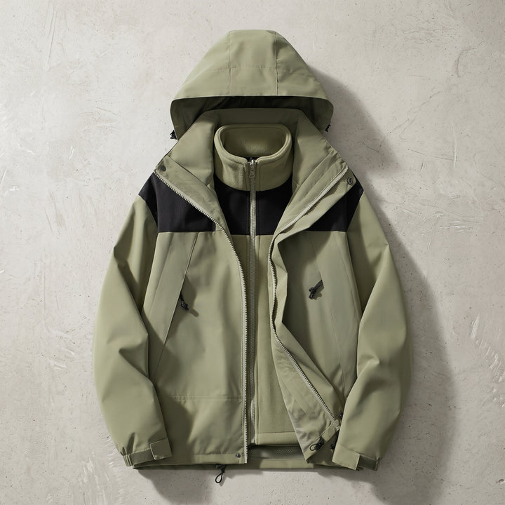 Veste Outdoor avec Capuche et Doublure Polaire pour Femme