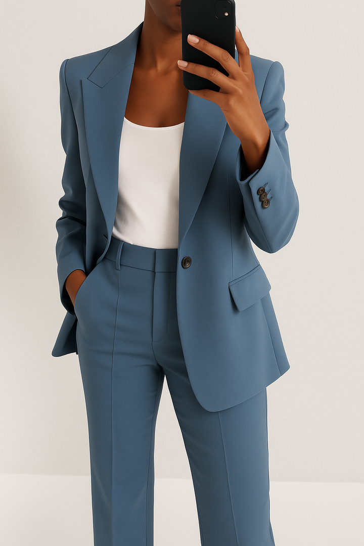 Ensemble Tailleur Femme Deux Pièces Élégant