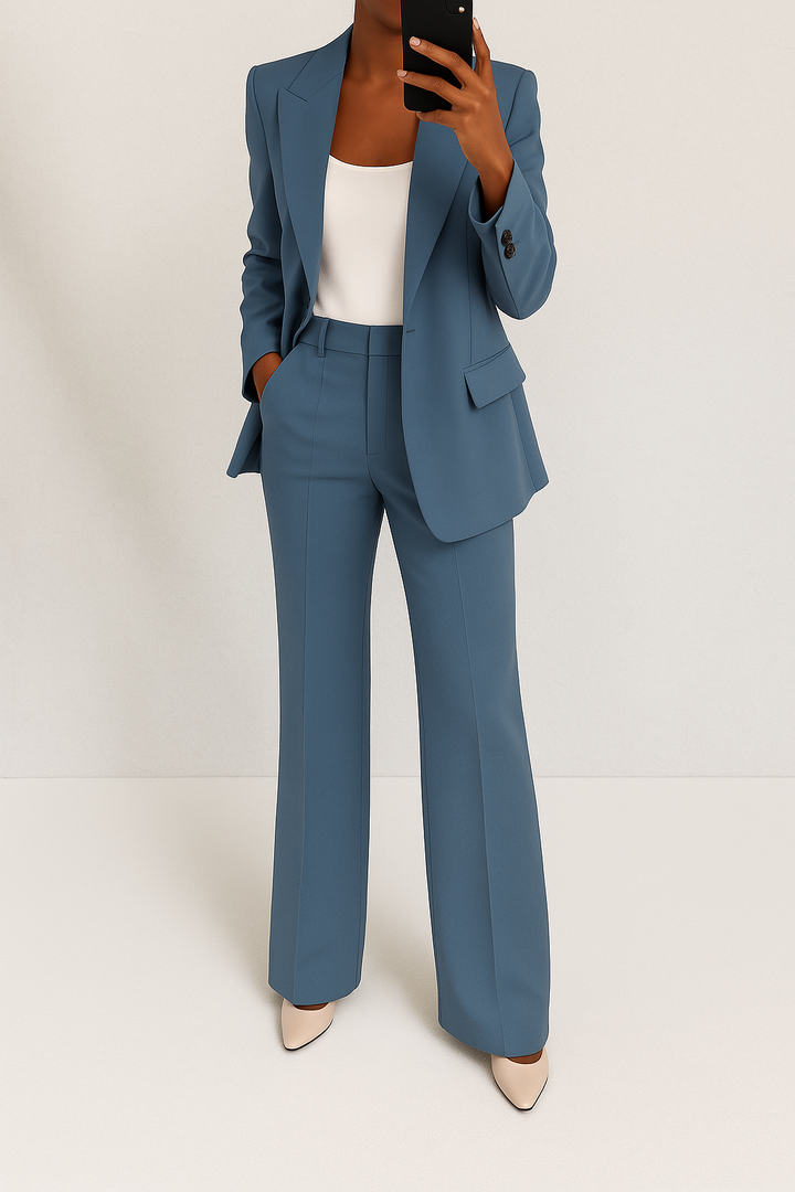 Ensemble Tailleur Femme Deux Pièces Élégant