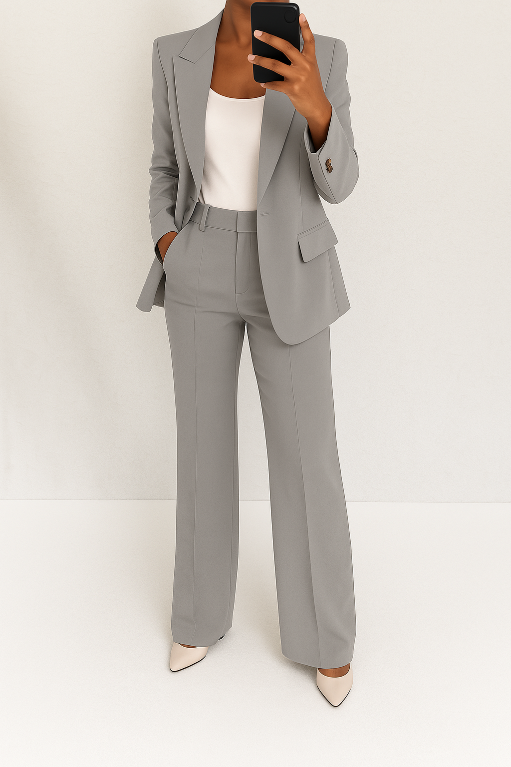 Ensemble Tailleur Femme Deux Pièces Élégant