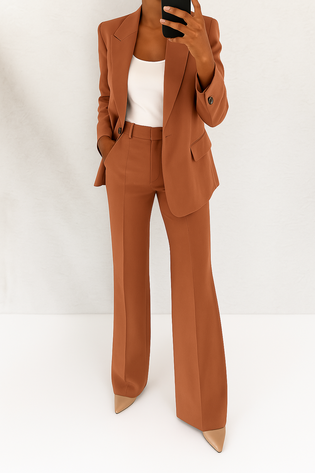 Ensemble Tailleur Femme Deux Pièces Élégant