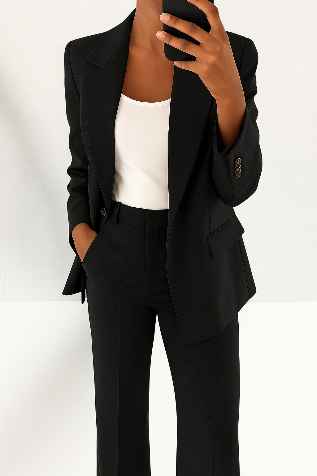 Ensemble Tailleur Femme Deux Pièces Élégant