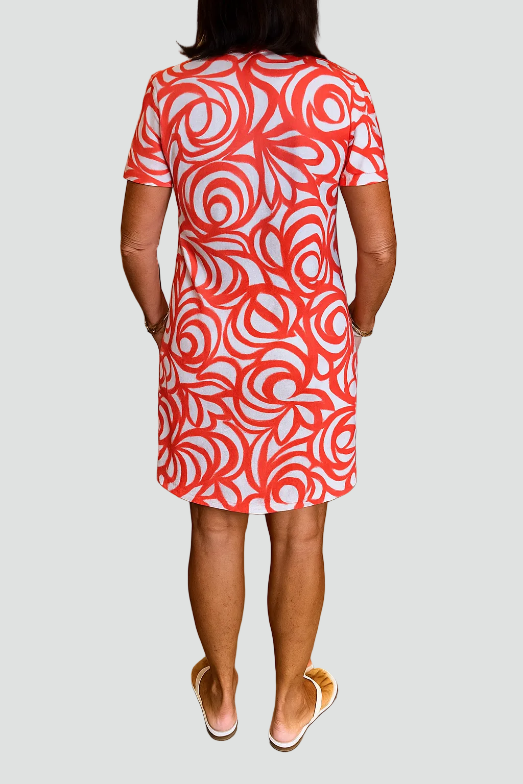 Stéphanie | Robe décontractée à imprimé floral pour femmes