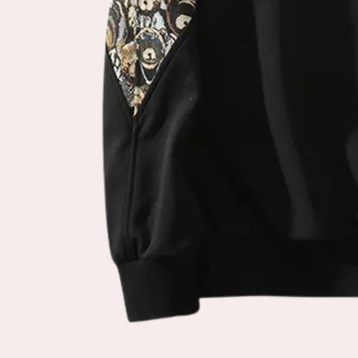 DIMAS  - Sweat-shirt Masculin Imprimé Ours Original