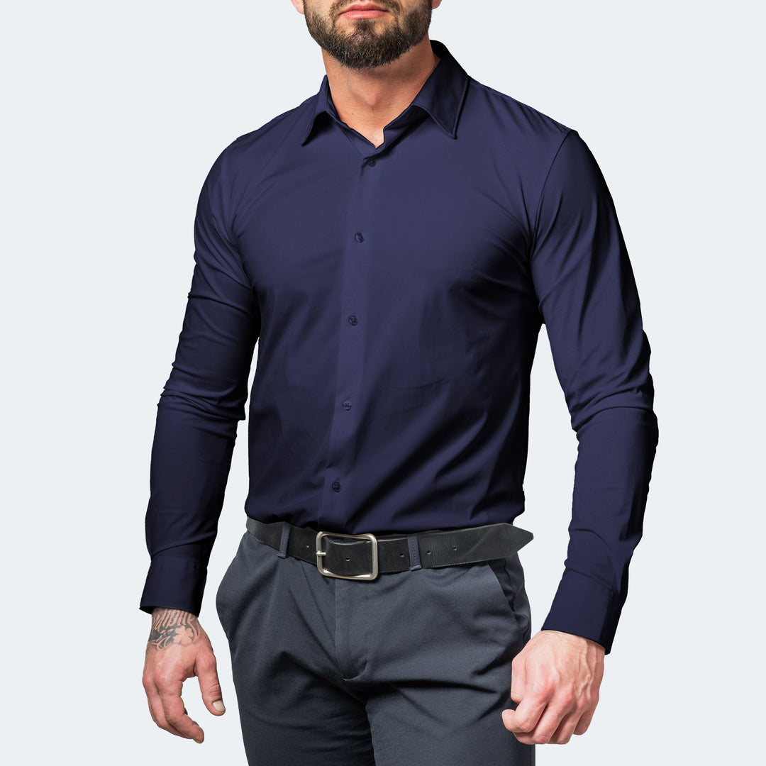 Samuel | Chemise stretch ajustée pour hommes