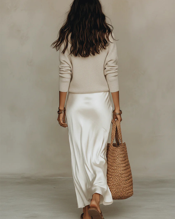 Robe Midi Femme avec Pull
