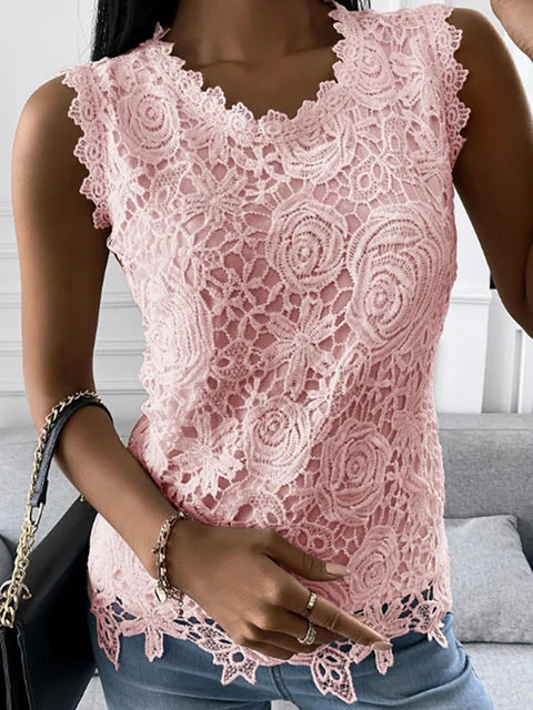Solène | Haut en dentelle vintage pour femmes