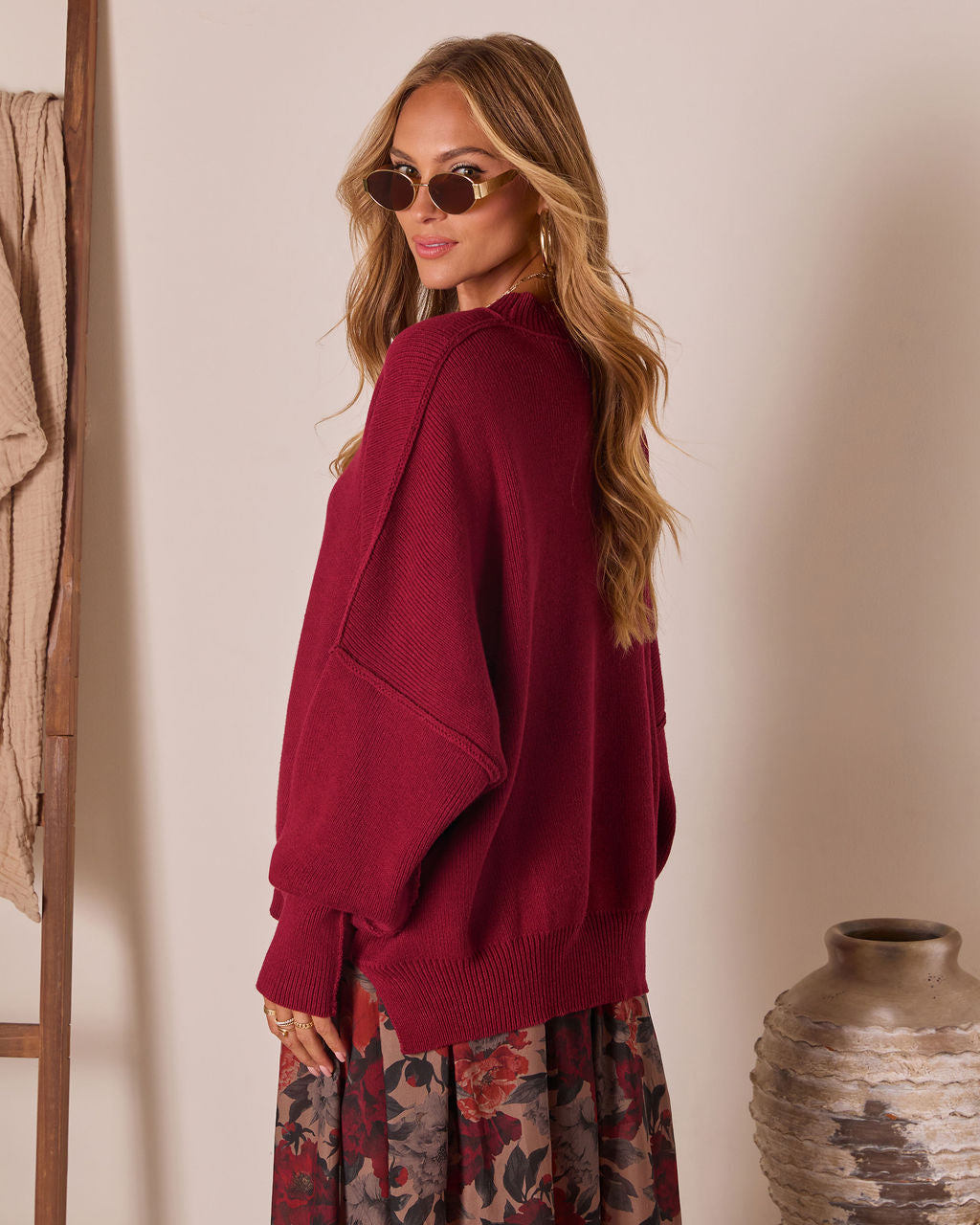 Pull Femme Oversize en Maille
