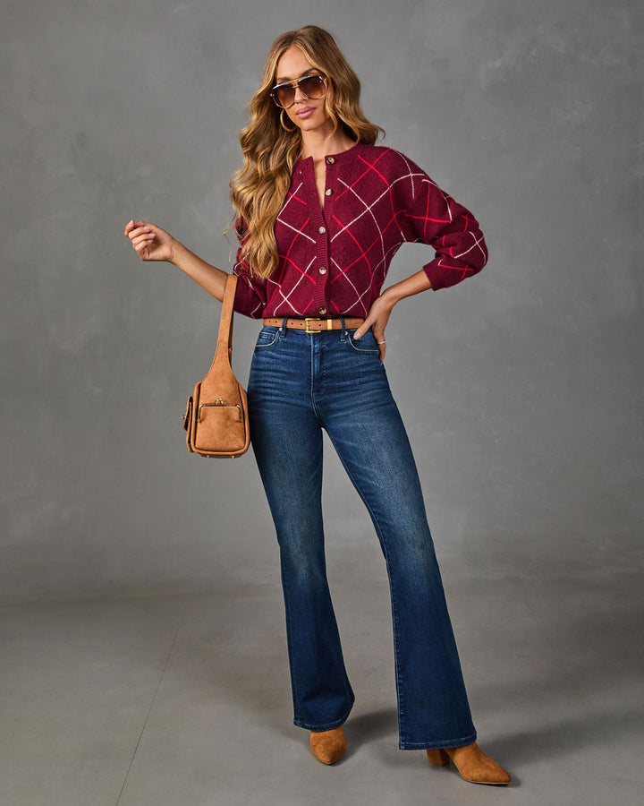 Jean Flare Femme Super Stretch Taille Haute