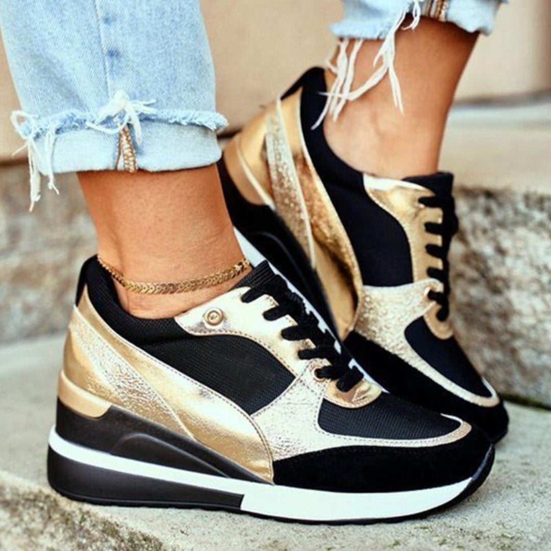 Baskets Octavie pour femme à talons ajustés, finitions raffinées et coupe étudiée pour une allure polyvalente et soignée.