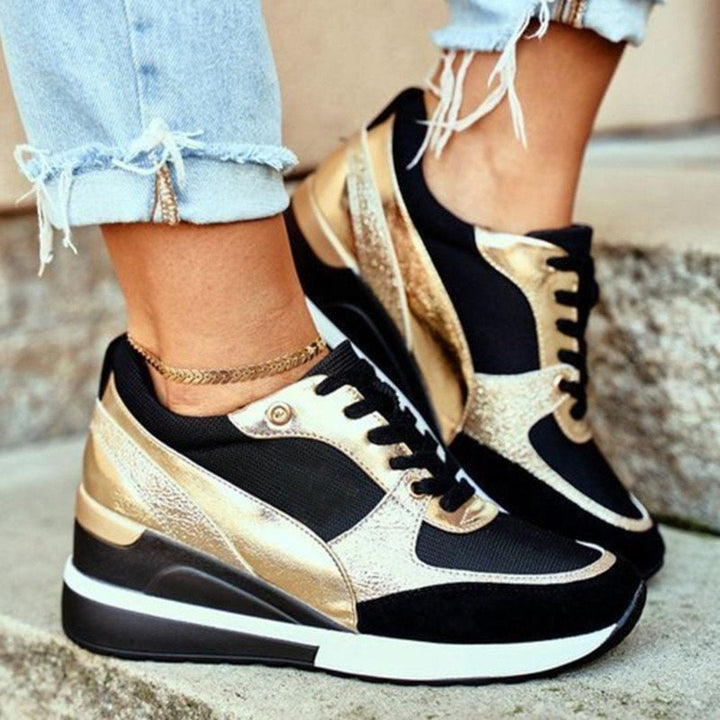 Baskets Octavie pour femme à talons ajustés, finitions raffinées et coupe étudiée pour une allure polyvalente et soignée.