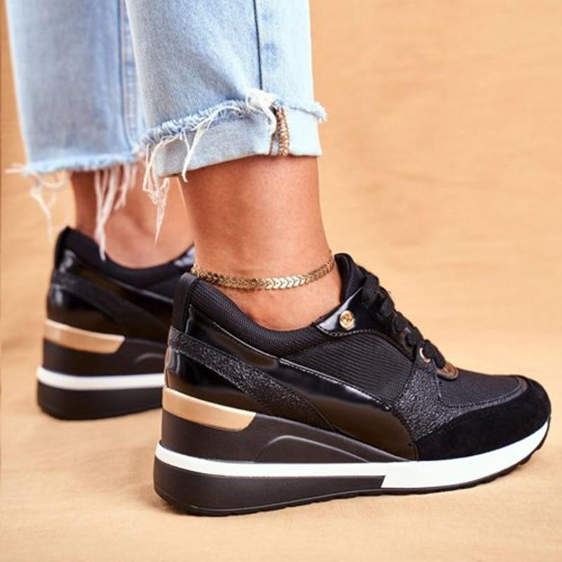 Baskets Octavie pour femme à talons ajustés, finitions raffinées et coupe étudiée pour une allure polyvalente et soignée.