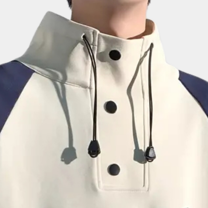 DANILLO - Pull à col montant tendance pour hommes