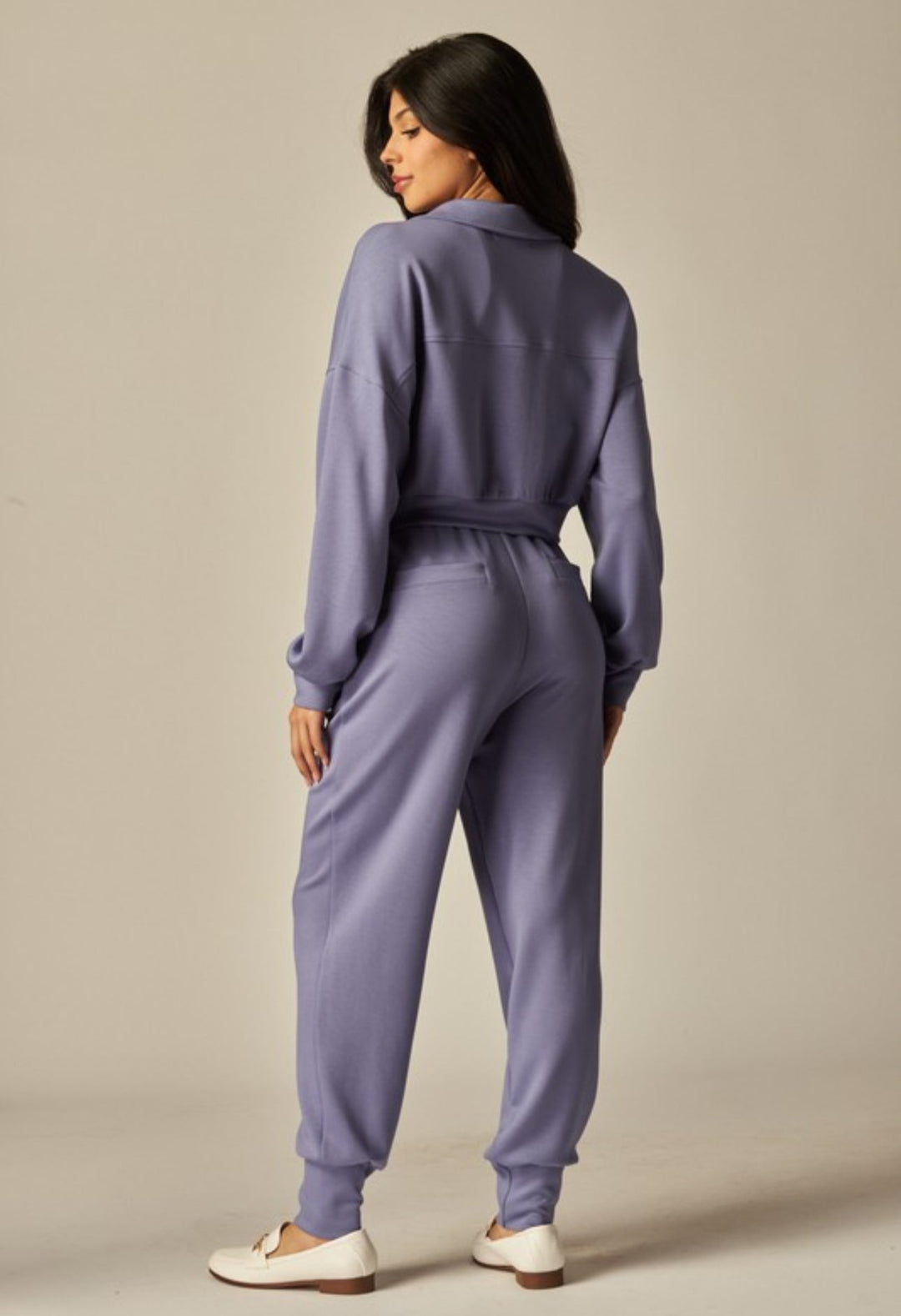 Ensemble Veste Courte Utilitaire et Pantalon Jogger pour Femme
