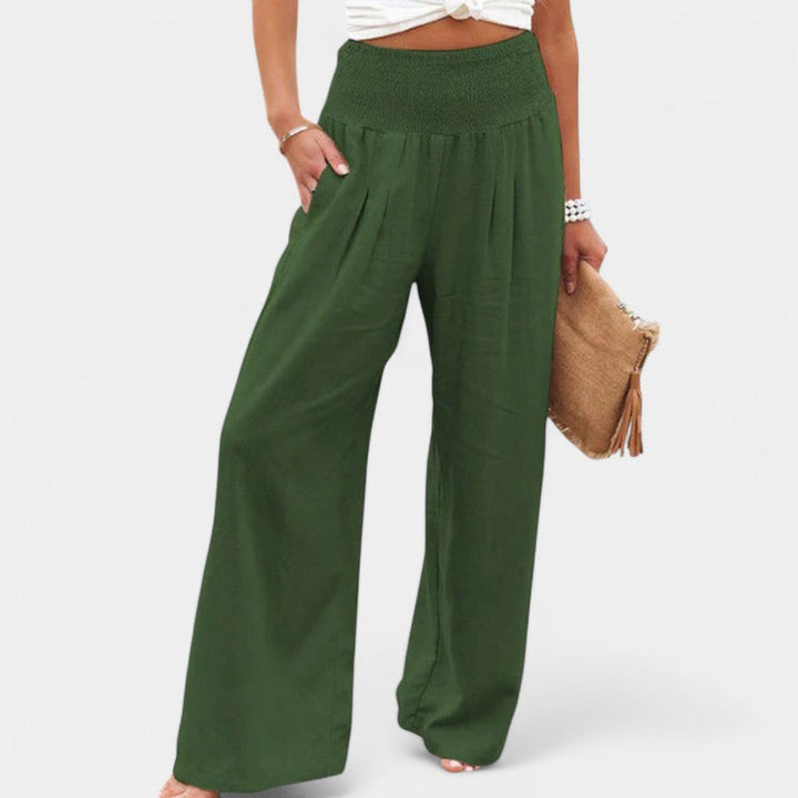 Frédérique | Pantalons élégants plissés pour femmes