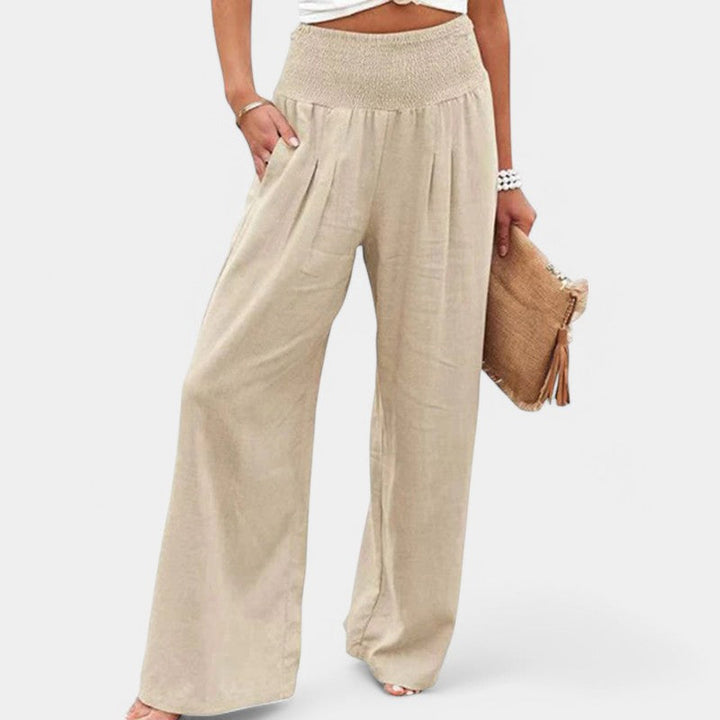 Frédérique | Pantalons élégants plissés pour femmes