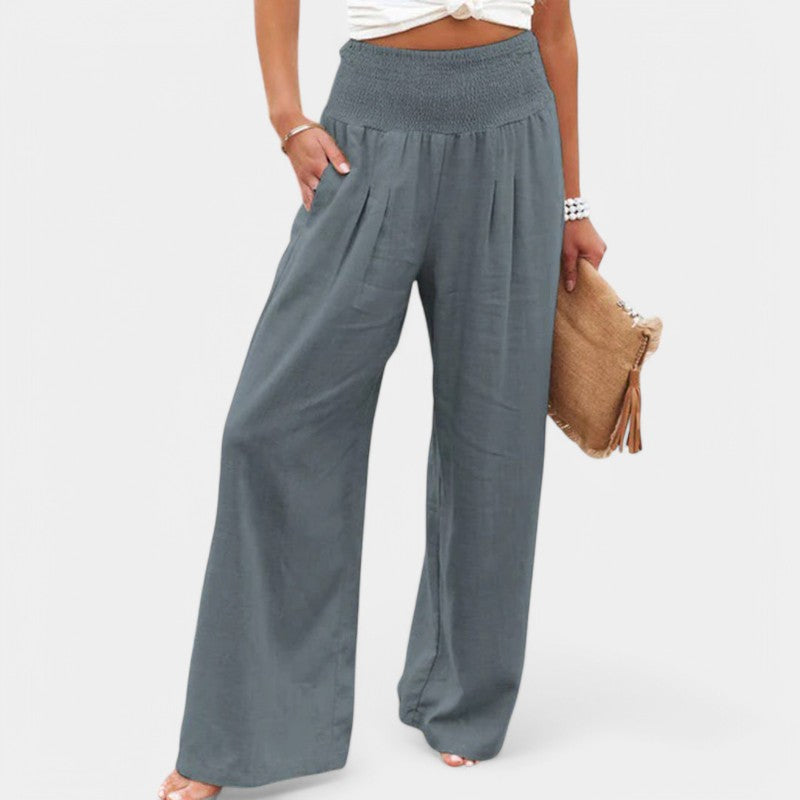 Frédérique | Pantalons élégants plissés pour femmes